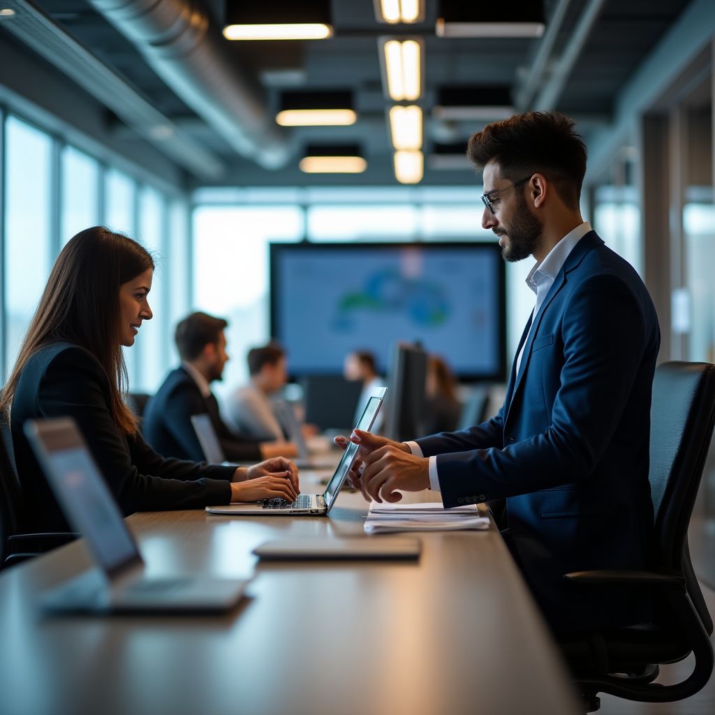 Reestructuración en servicios financieros